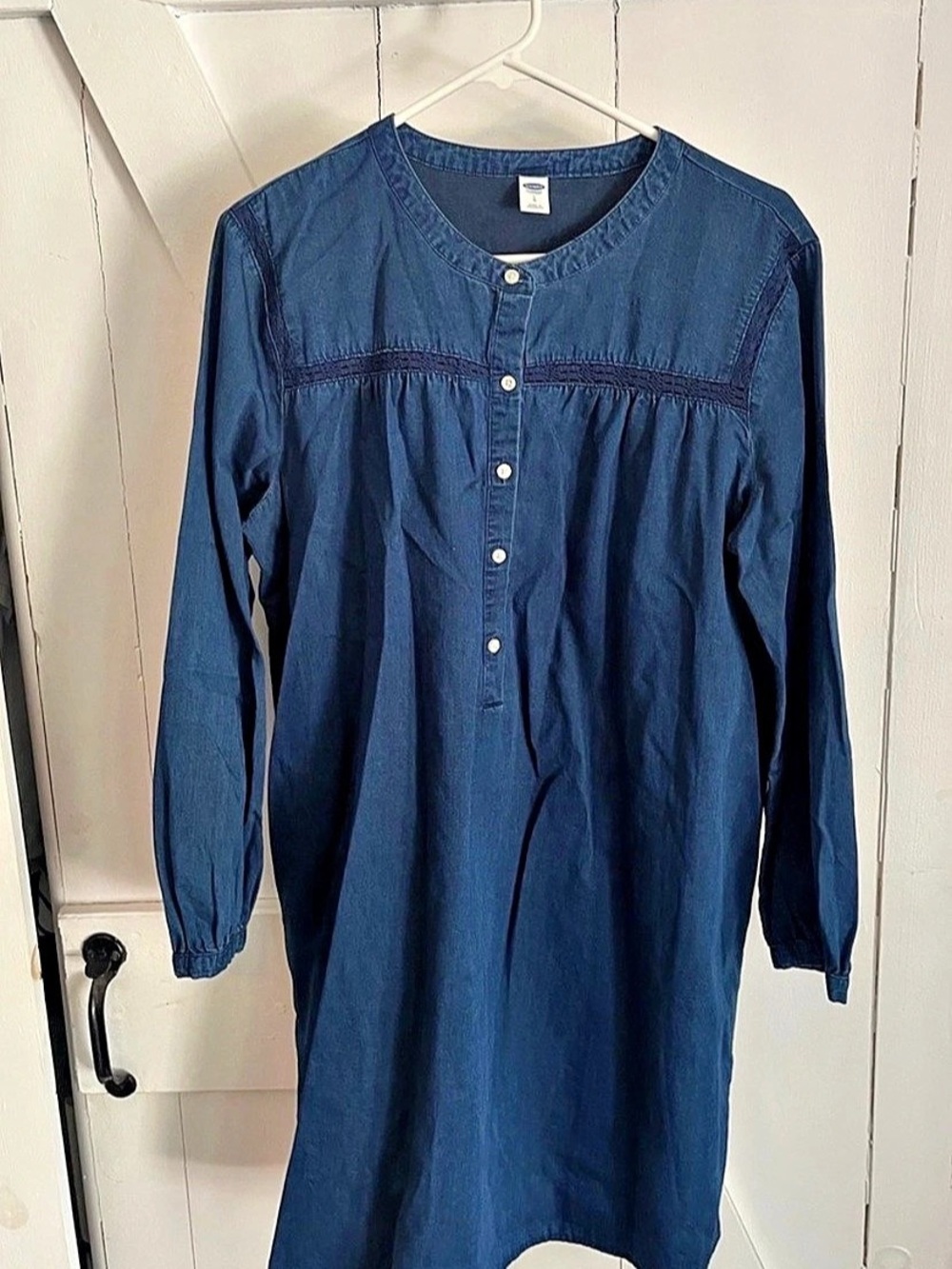 Old Navy Denim Mini Dress Size Large Like New